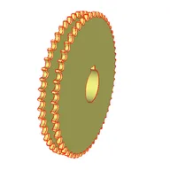 double_simplex_sprocket rotating render