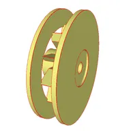 impeller rotating render