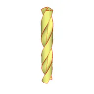 twisted_drill rotating render